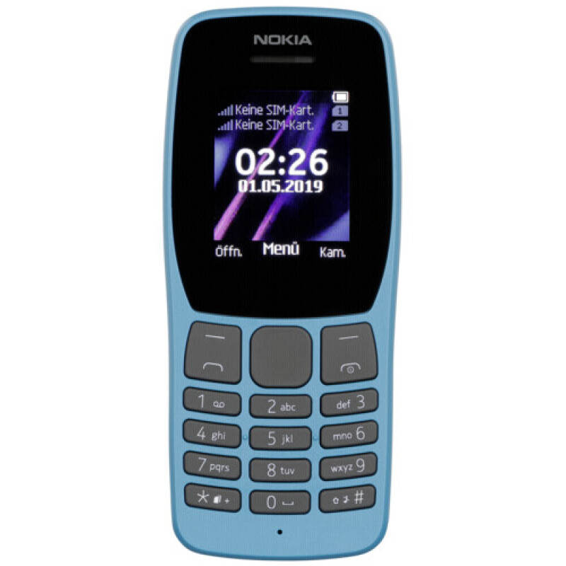 Nokia 110 - Sea Blue - 4 MB - GSM - Mobiltelefon