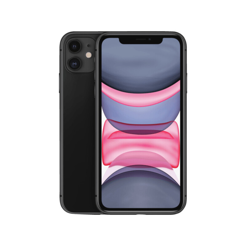 APPLE iPhone 11 64 GB Schwarz Dual SIM