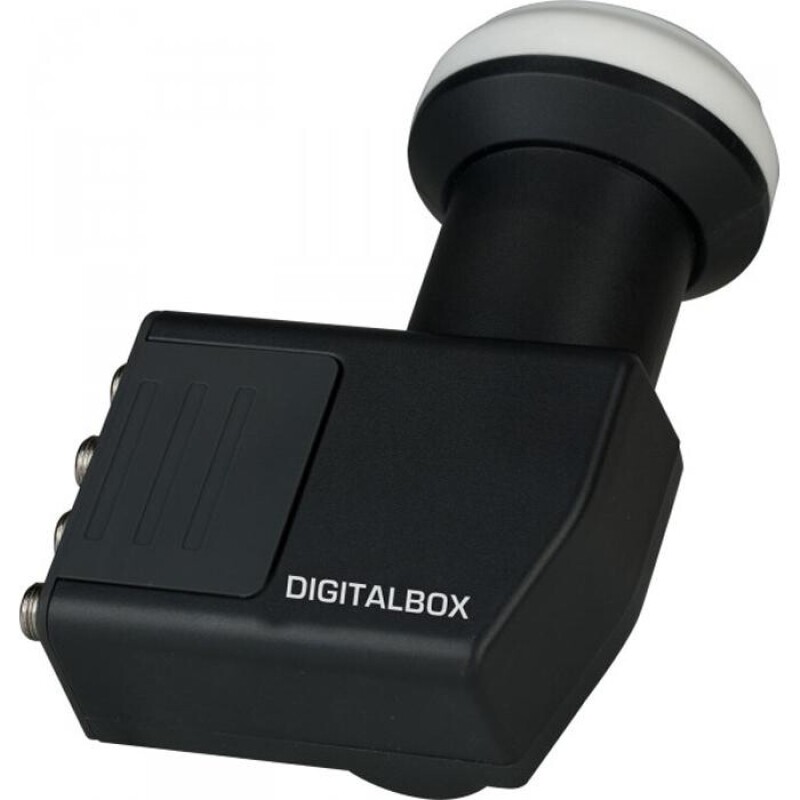 DigitalBox DIGI-QUAD HQ LNB, schwarz (Quattro-Switch LNB)
