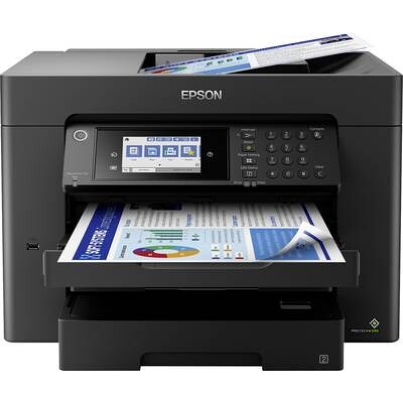 Epson WorkForce WF-7840DTWF Tintenstrahl-Multifunktionsdrucker A3+ Drucker, Scanner, Kopierer, Fax Duplex, WLAN, USB, LAN