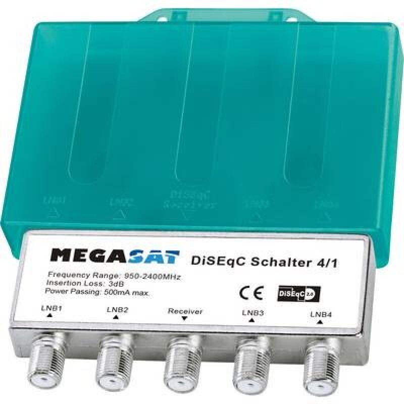 MegaSat DiSEqC 4/1 DiSEqC-Schalter 4 (4 SAT/0 terrestrisch) 4