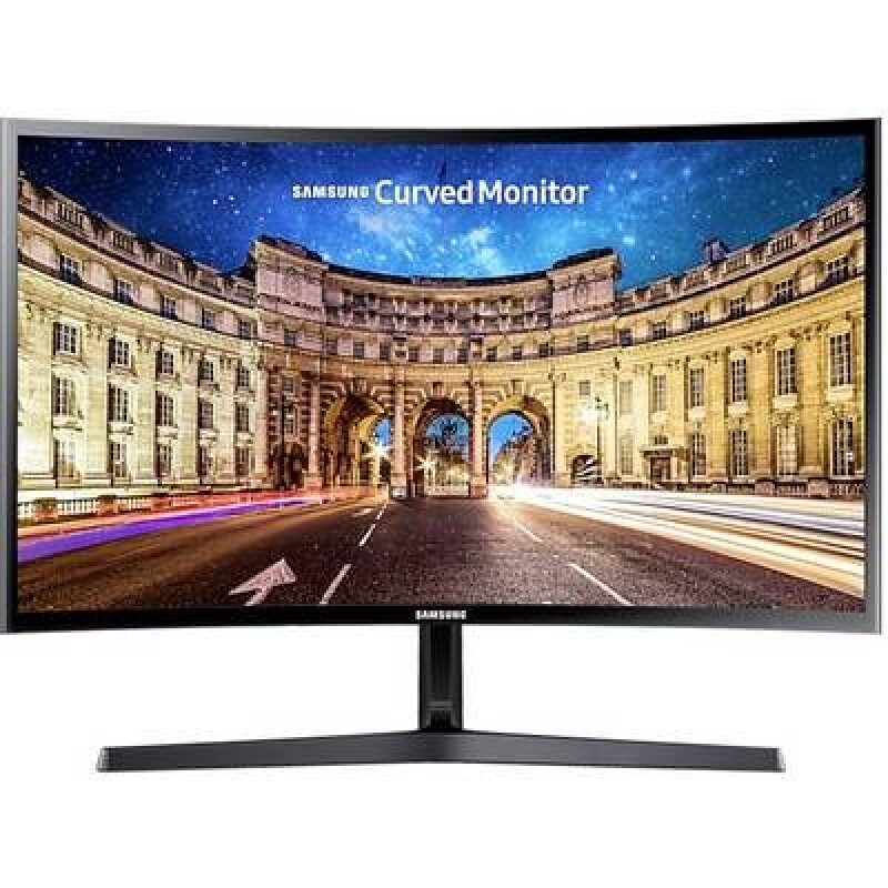 Samsung C27F396FHR LCD-Monitor 68.6 cm (27 Zoll) EEK E (A - G) 1920 x 1080 Pixel Full HD 4 ms HDMI®, VGA, Kopfhörer (3.5 mm Klinke) VA LCD