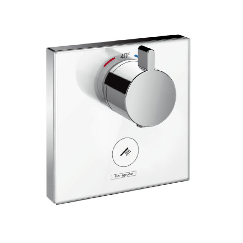 Hansgrohe Thermostat Unterputz ShowerSelect Glas FS Highflow 1 Verbr./1 Ausg.weiß/chrom, 15735400