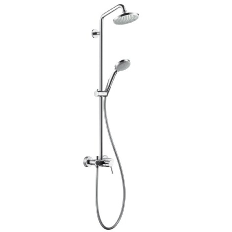 Hansgrohe Showerpipe Duschsystem Croma 100 Einhandmischer chrom 27154000