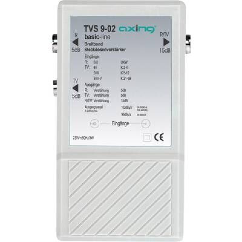 Axing TVS 9 Mehrbereichsverstärker TV, UKW 10 dB