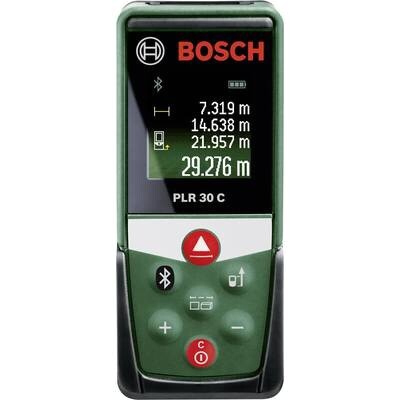 Bosch Home and Garden PLR 30 C Laser-Entfernungsmesser Bluetooth, Dokumentations-App Messbereich (max.) (Details) 30 m