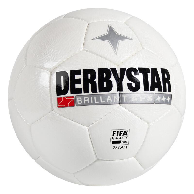 Derbystar Brillant APS Fußball Top Spielball FIFA Quality Pro Größe 5 weiß