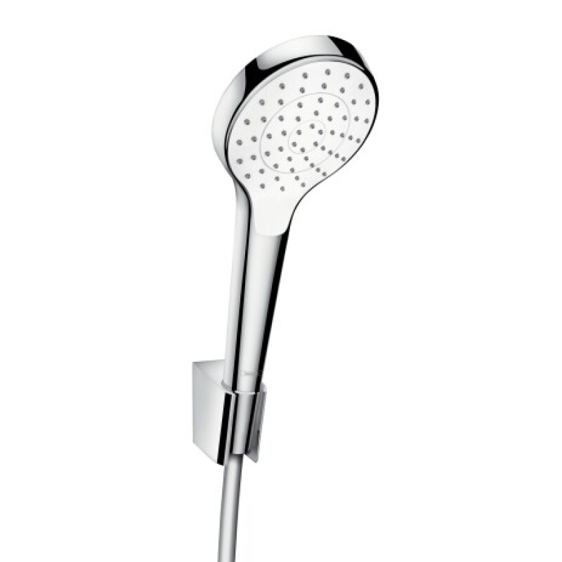 Hansgrohe Brausenset Croma Select S 1jet/ Porter S weiß/chrom brauseschlauch 1250mm, 26420400