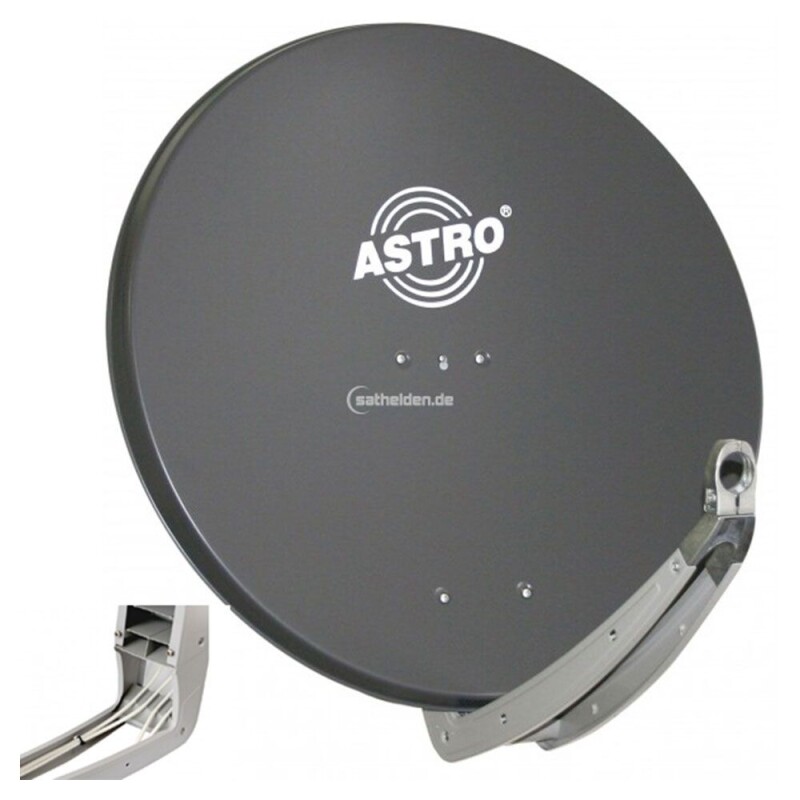 Astro ASP 78 cm A Sat Satelliten Alu Aluminium Spiegel Antenne Schüssel anthrazit