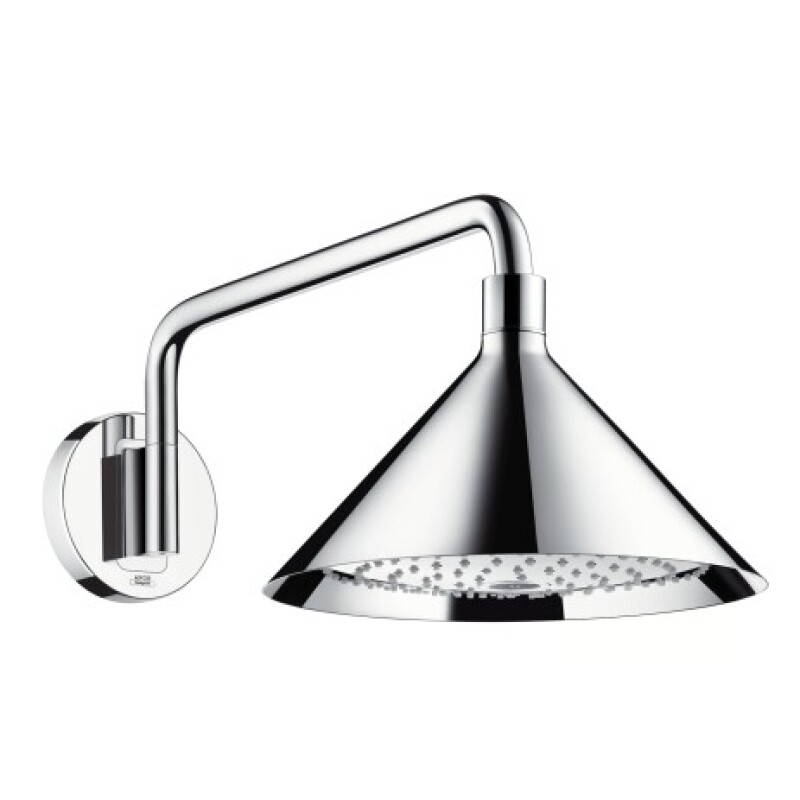 Hansgrohe Kopfbrause Axor Front mit Brausearm chrom, 26021000