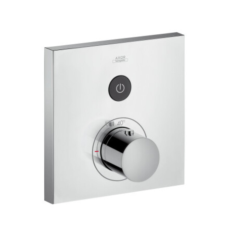 Hansgrohe Thermostat Unterputz Axor ShowerSelect Fertigset 1 Verbraucher quadratisch chrom, 36714000